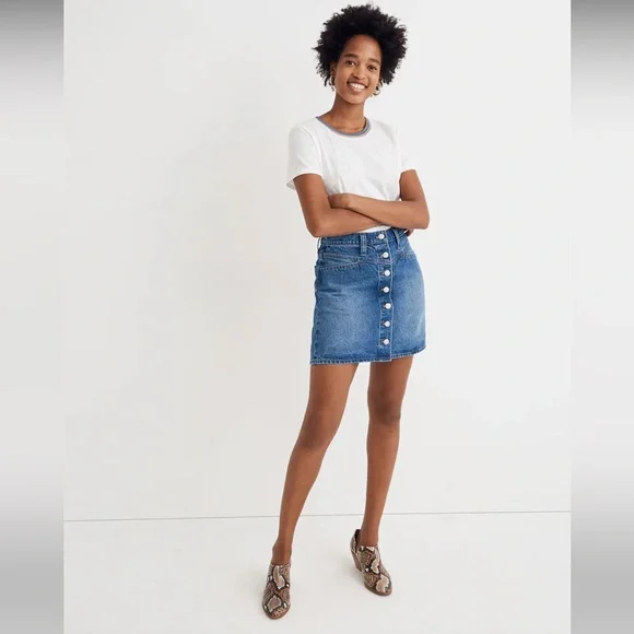 Madewell Denim Skirt - Picture 2 of 8